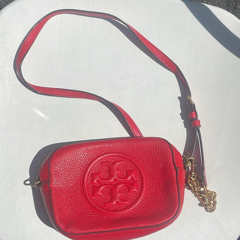 Red Tory Burch bag